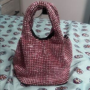 Pink Rhinestone Women’s Bag